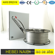 D355 / 15-20 kg AWS A5.10 ER2319 MIG / TIG Aluminium et alliage de soudage en aluminium Pigne de fil 0,8 mm 1,2 mm 3,2 mm